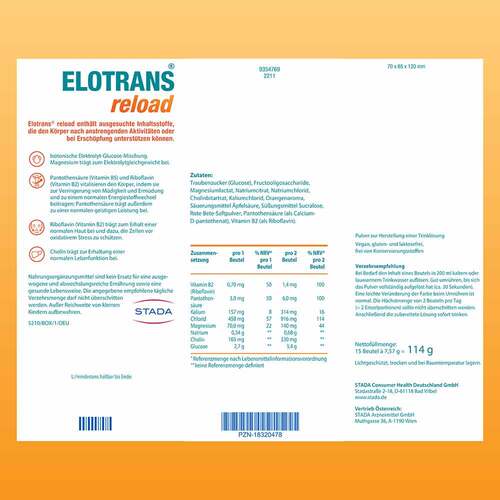 Elotrans reload Elektrolytpulver mit Vitaminen - 4