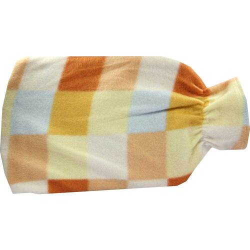 W&auml;rmflasche Gummi 2 l mit Vliesbezug - 1