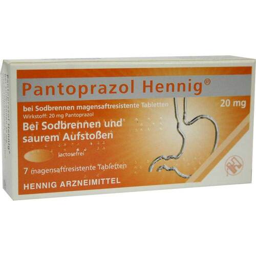 Pantoprazol Hennig b.Sodbrennen 20 mg magensaftresistent Tabletten - 1