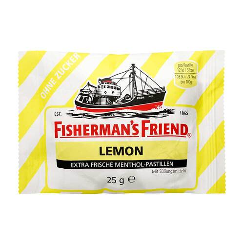 Fishermans Friend Lemon ohne Zucker Pastillen - 1