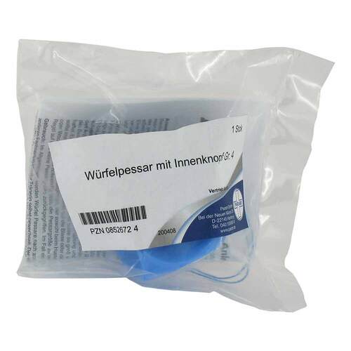 Arabin W&uuml;rfel Pessar mit Innenknopf Gr&ouml;&szlig;e 4 - 1