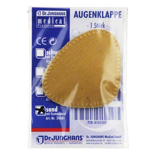 Augenklappe mit Gummiband sand - 1