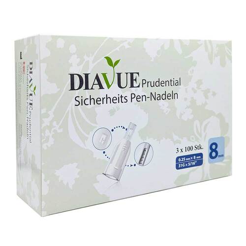 Diavue Prudential Sicherheits Pen-Nadeln 31 Gx8 mm - 1