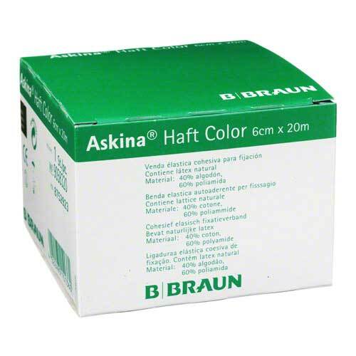 Askina Haftbinde Color 6cmx20m gr&uuml;n - 1