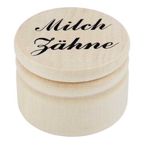 Milchzahndose Holz 3,5 cm - 1
