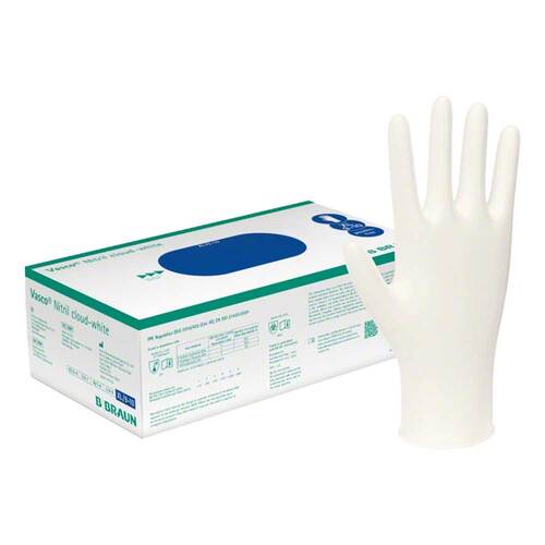 Vasco Nitril white Untersuchungshandschuhe Gr&ouml;&szlig;e L - 1