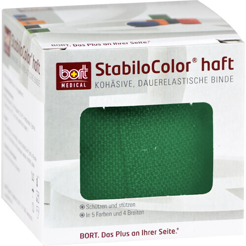 Bort Stabilocolor haft Binde 6cm gr&uuml;n - 1