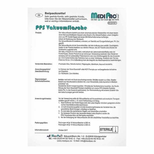 Aderlassbesteck Vakuumflasche + Blutent.G.1,5mm - 2
