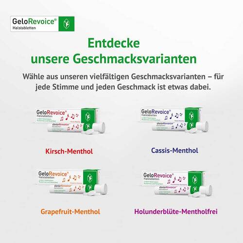 GeloRevoice Halstabletten Cassis-Menthol bei Heiserkeit &amp; Stimmverlust - 5