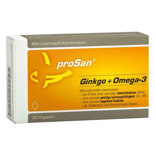 Prosan Ginkgo + Omega-3 Kapseln - 1