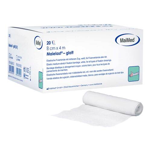 Maielast Binden glatt 8cmx4m - 1