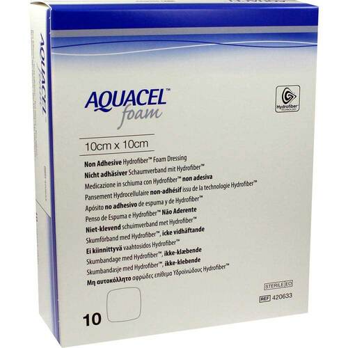 Aquacel Foam nicht adh&auml;siv 10x10 cm Verband - 1