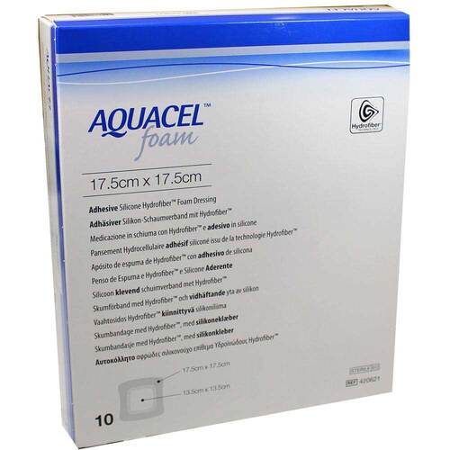 Aquacel Foam adh&auml;siv 17,5x17,5 cm Verband - 1
