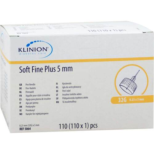 Klinion Soft fine plus Kan&uuml;len 5mm 32G 0,23mm - 1