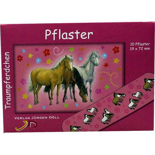 Kinderpflaster Traumpferdchen rot Briefchen - 1