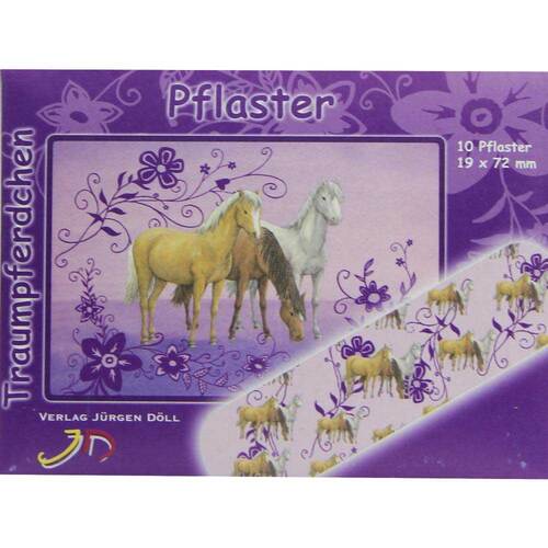 Kinderpflaster Traumpferdchen blau Briefchen - 1