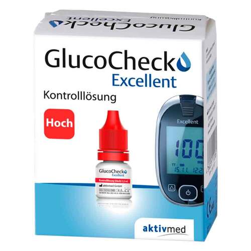 Gluco Check Excellent Kontroll L&ouml;sung hoch - 1