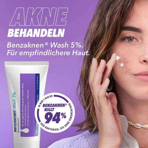 Benzaknen® Wash 5% Suspension bei unreiner Haut und leichter Akne - 2