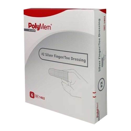 Polymem Finger Silber Gr&ouml;&szlig;e 2 - 1