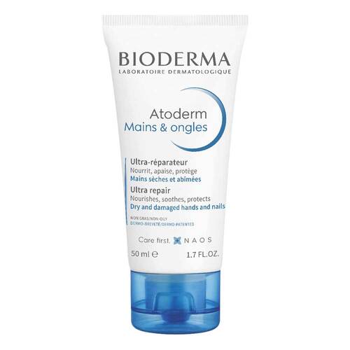 Bioderma Atoderm Mains Handcreme f&uuml;r trockene und raue H&auml;nde und N&auml;gel - 1