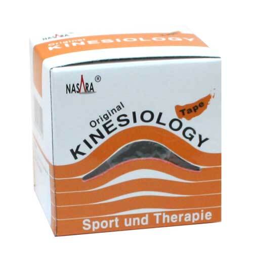 Nasara Kinesio Tape 5 cm x 5 m beige inkl.Spenderbox - 1