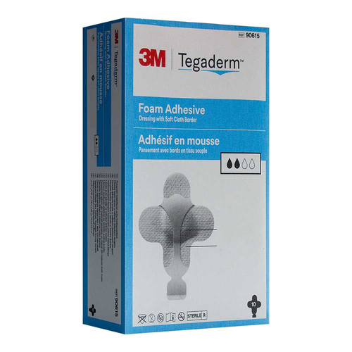 Tegaderm Foam Adhesive Ver.7x7cm kreuzform 90615 - 1