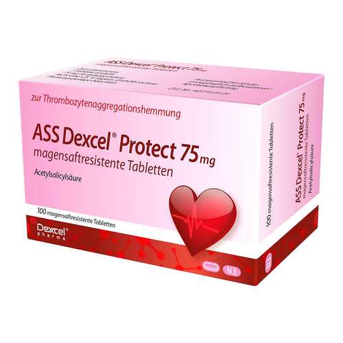 ASS Dexcel® Protect 75 mg magensaftresistent Tabletten - 1