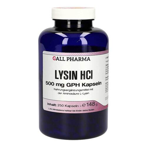Lysin HCL 500 mg GPH Kapseln - 1
