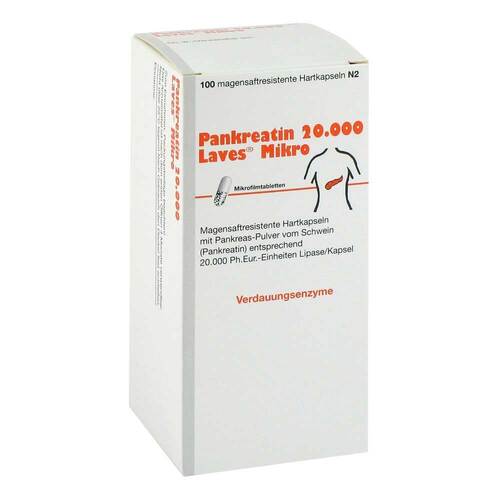 Pankreatin 20000 Laves Mikro magensaftresistent Kapseln - 1