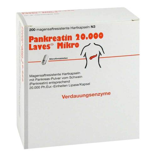 Pankreatin 20000 Laves Mikro magensaftresistent Kapseln - 1