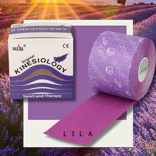 Kinesiologie Tape 5 cm x 5 m lila - 2