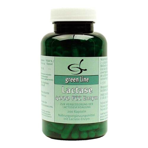 Lactase 4000 FCC Enzym Kapseln - 1