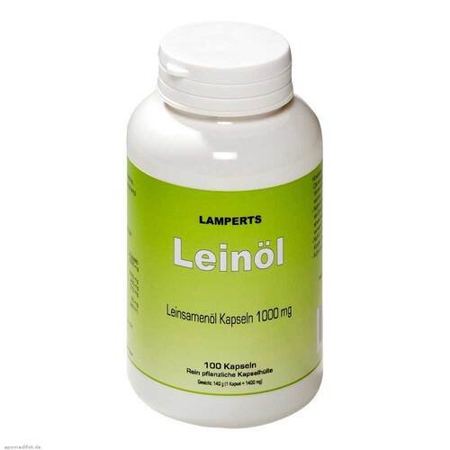 Lein&ouml;l 1000 mg Lamperts Kapseln - 1