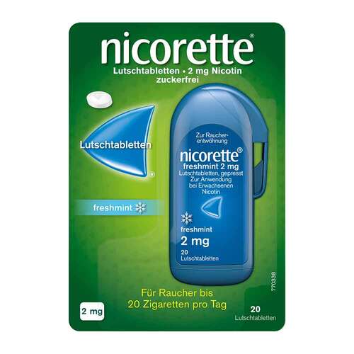 nicorette Lutschtabletten, 2 mg Nikotin - 1