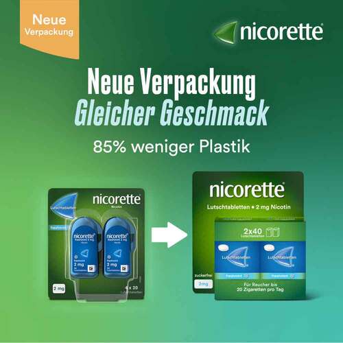 nicorette Lutschtabletten, 2 mg Nikotin - 3