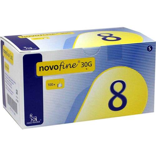 Novofine 8 Kan&uuml;len 0,30x8 mm TW - 1