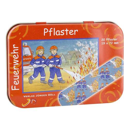 Kinderpflaster Feuerwehr Dose - 1