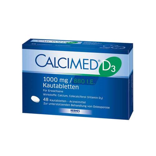 Calcimed D3 1000 mg / 880 I.E. Kautabletten - 1