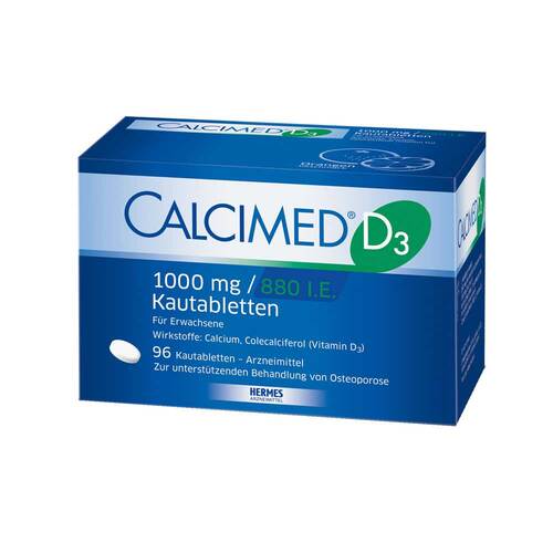 Calcimed D3 1000 mg / 880 I.E. Kautabletten - 1