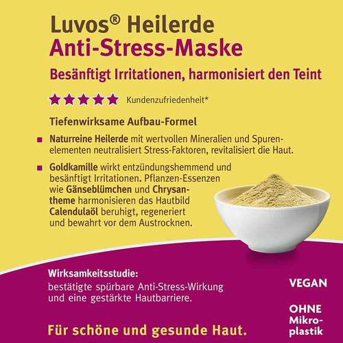 Luvos Heilerde Anti-Stress-Maske mit Goldkamille - 4