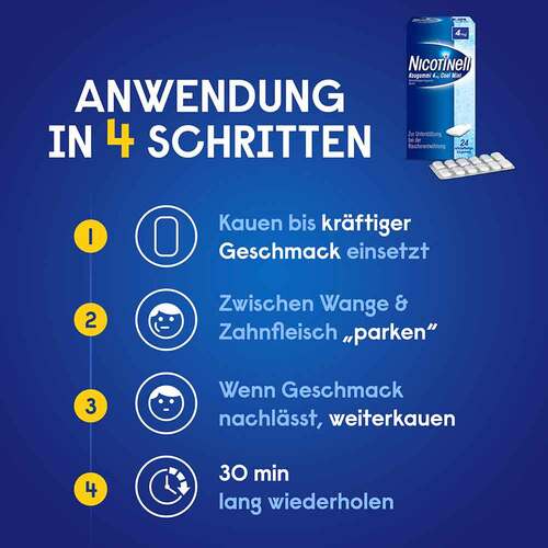 NICOTINELL Kaugummi 4 mg Tropenfrucht - 5