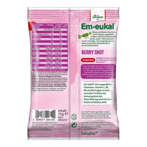 EM-Eukal Bonbons Berry SHOT zuckerfrei - 2