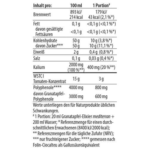 Granatapfel Elixier mediterran Dr. Jacob`s - 2