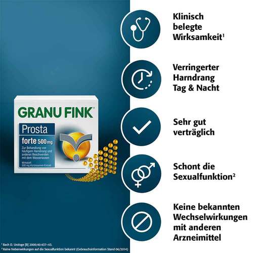 GRANU FINK® Prosta forte 500 mg Hartkapseln - 4