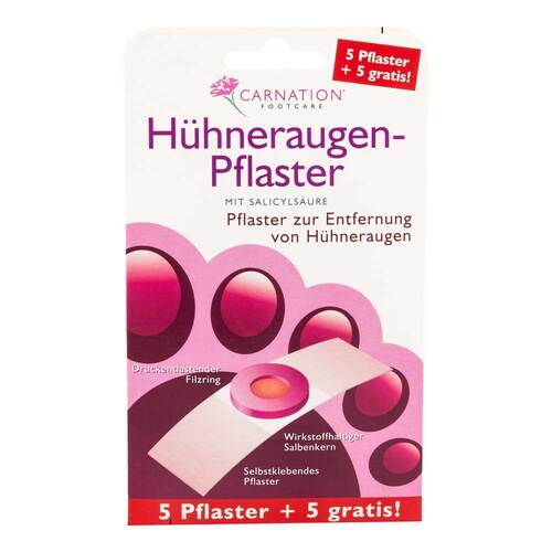 Carnation H&uuml;hneraugen-Pflaster 5 + 5 gratis - 1