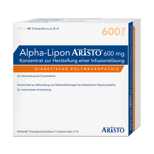 Alpha Lipon Aristo 600 mg Konzentrat zur Herstellung einer Infusionsl&ouml;sung - 1