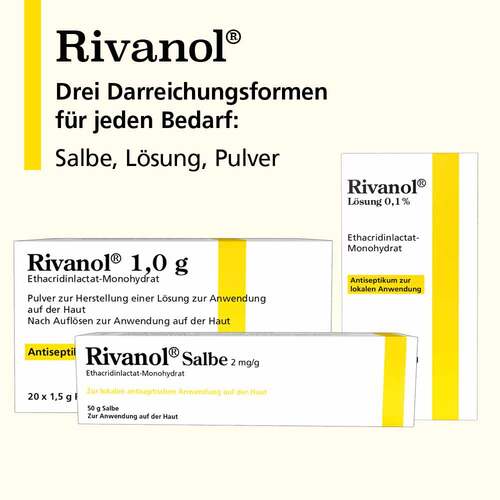Rivanol 1,0 g Pulver - 5