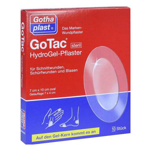 Gotac Hydrogel-Pflaster 7x10 cm steril - 1