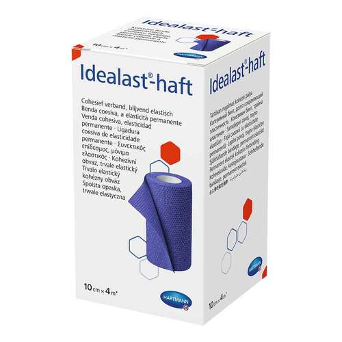 Idealast-haft color Binde 10 cm x 4 m blau - 1