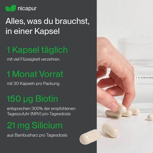 Nicapur Haare &amp; N&auml;gel Kapseln - 5